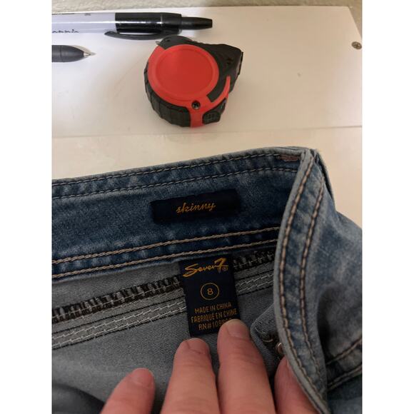 Seven 7 skinny women’s jeans, size 8 - Picture 8 of 9